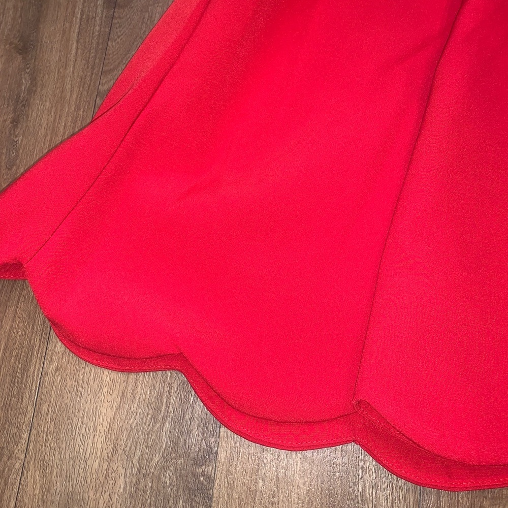 Lulus Play On Curves Red Backless Skater Dress | XS - Picture 6 of 12